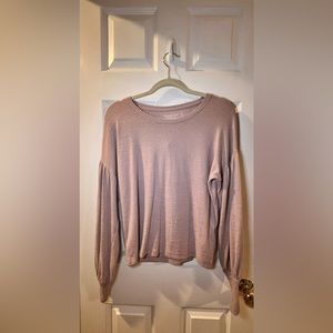Abercrombie & Fitch Soft A&F Cozy Light Weight Long Sleeve w/ Drop Shoulder